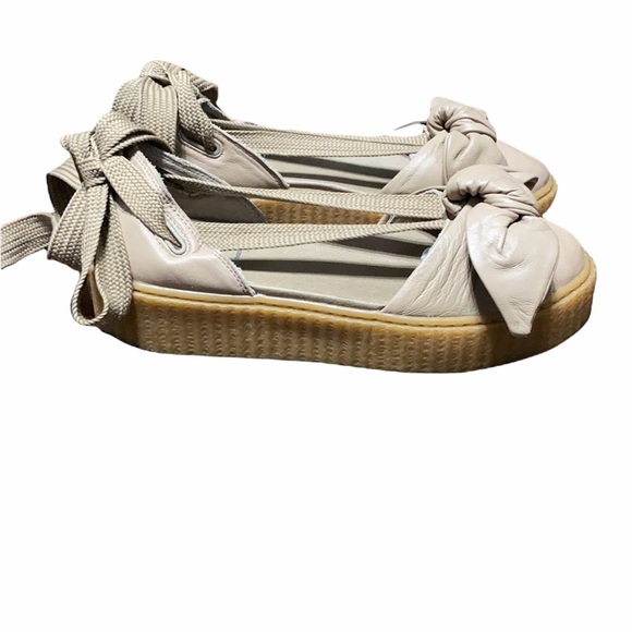 Fenty Puma By Rihanna Bow Creeper Platform Sandals Size 9 - Picture 2 of 6